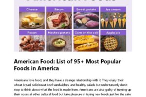 Top 10 Most Popular Foods in America
