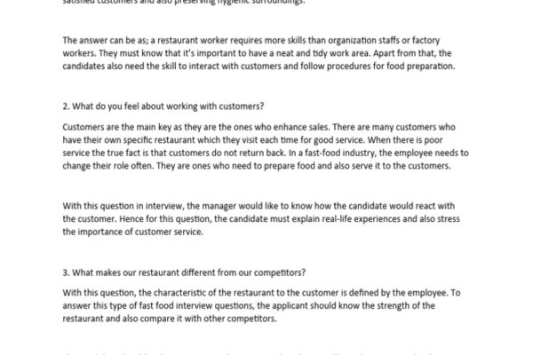 Top 10 Restaurant Interview Questions (With Best Answers)