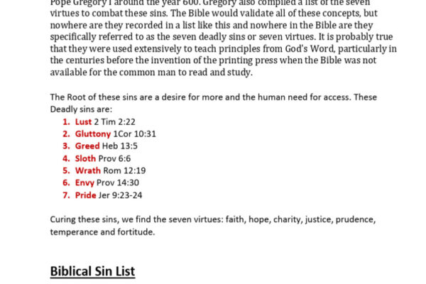 Top 10 Worst Sins Explained (Biblical Ranking)