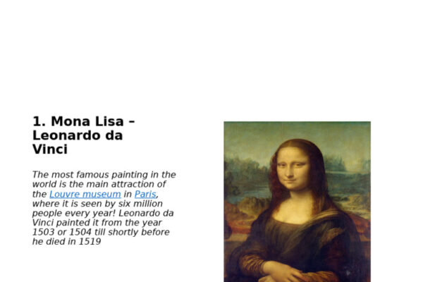 Top 10 Most Famous Paintings in the World You Must See
