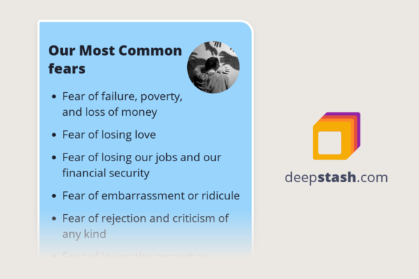 Top 10 Most Common Fears People Have