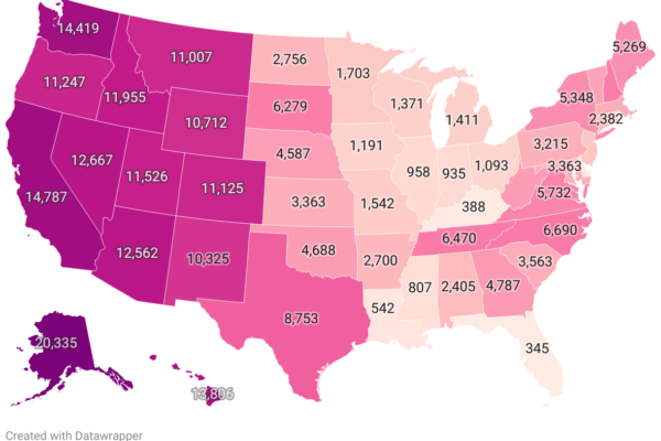 Top 10 Flattest States in America
