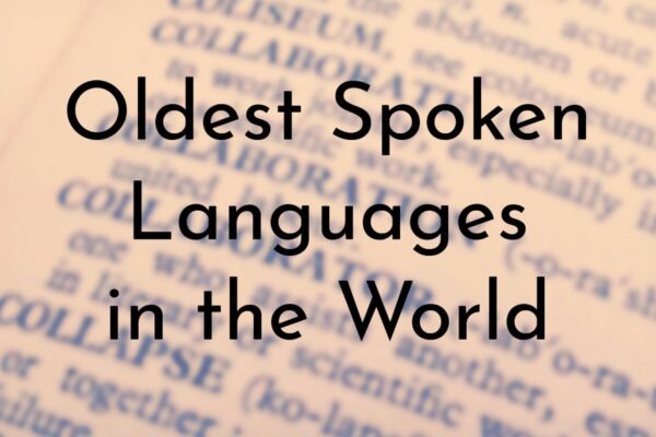 The Oldest Languages Still Spoken Today