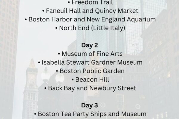 Top 10 Boston Attractions You Can’t Miss