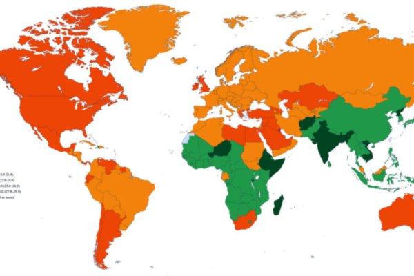 Top 10 Most Obese Countries in the World