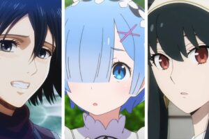 Top 10 Anime Protagonists & Waifus Ranked