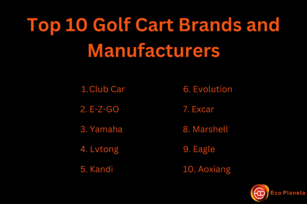 Top 10 Golf Cart Brands in the World