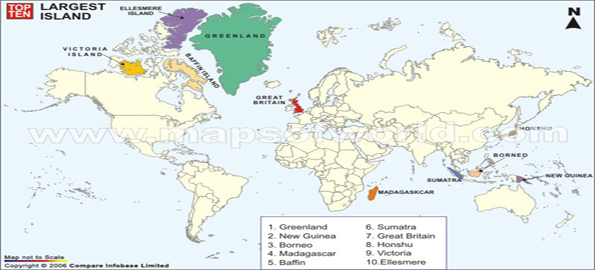 Top 10 Largest Island Countries Ranked