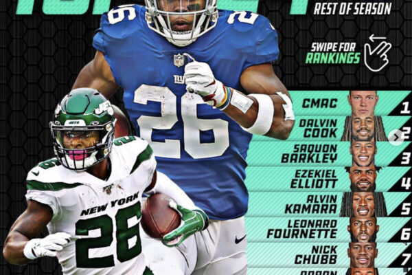 Top 10 Fantasy Running Backs Crushing It This Season