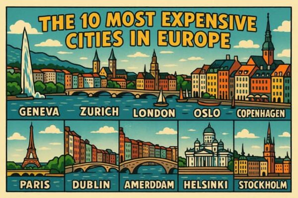 Top 10 Most Expensive Cities in Europe Ranked