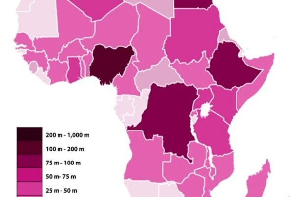 Top 10 Biggest Countries by Population & in Africa