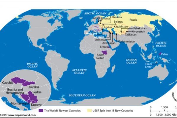 Top 10 Newest Countries in the World