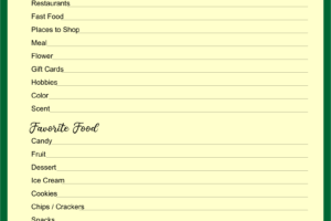 Top 10 Favorite Things Lists You Can Create Today